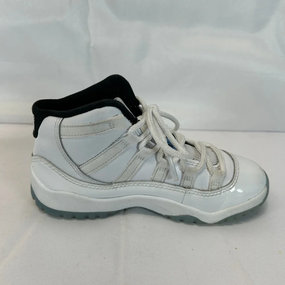 Jordan 11 Retro PS Legend Blue White Black 378039-104 Toddler Size 12.5C